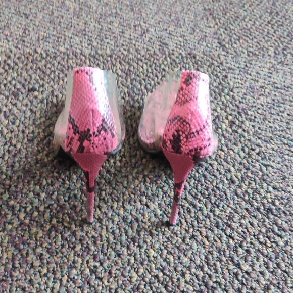 Transparent Lucite Pump Heel with Pointed Toe Cape Robbin - Picture 3 of 12